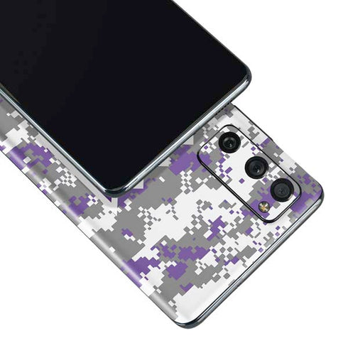 NBA Sacramento Kings Purple Digi Camo Galaxy S20 Fan Edition Skin