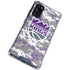 NBA Sacramento Kings Purple Digi Camo Galaxy S20 FE Clear Case