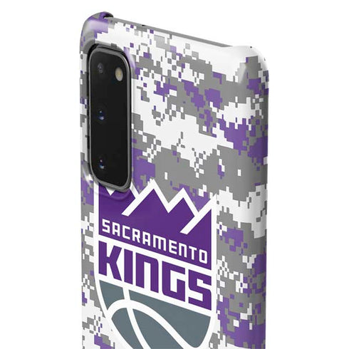 NBA Sacramento Kings Purple Digi Camo Galaxy S20 Lite Case