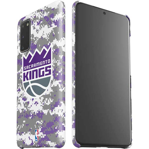 NBA Sacramento Kings Purple Digi Camo Galaxy S20 Lite Case