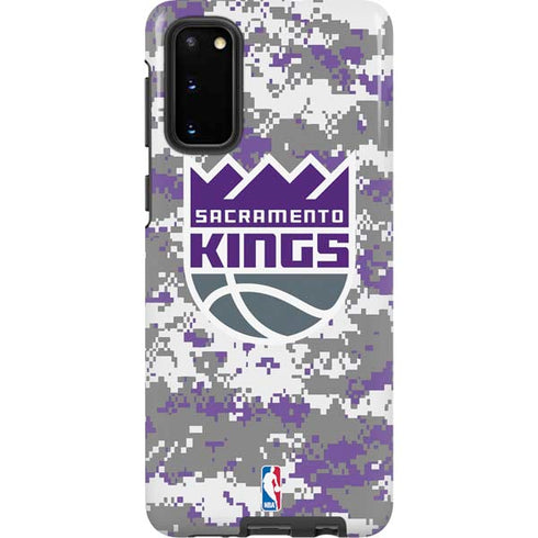 NBA Sacramento Kings Purple Digi Camo Galaxy S20 Pro Case