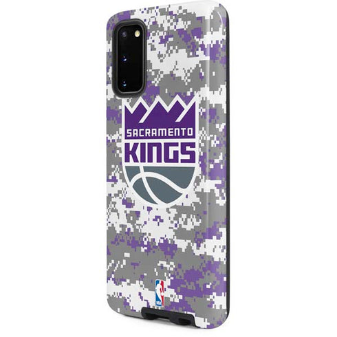 NBA Sacramento Kings Purple Digi Camo Galaxy S20 Pro Case