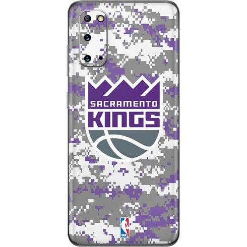 NBA Sacramento Kings Purple Digi Camo Galaxy S20 Skin