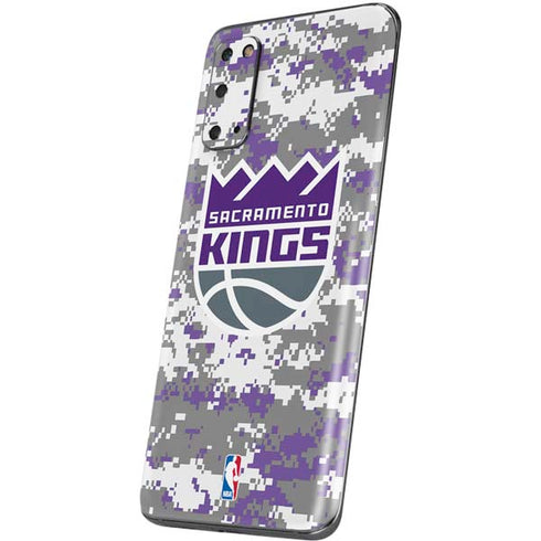 NBA Sacramento Kings Purple Digi Camo Galaxy S20 Skin