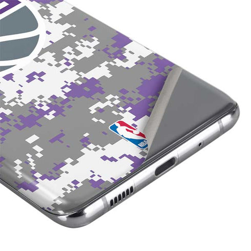 NBA Sacramento Kings Purple Digi Camo Galaxy S20 Skin
