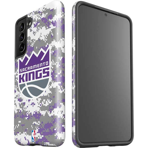 NBA Sacramento Kings Purple Digi Camo Galaxy S21 5G Pro Case