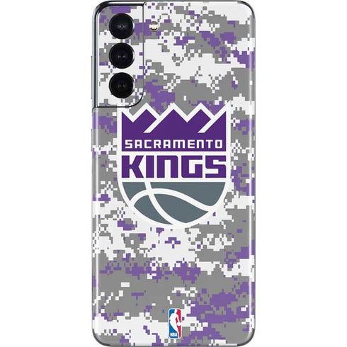 NBA Sacramento Kings Purple Digi Camo Galaxy S21 5G Skin