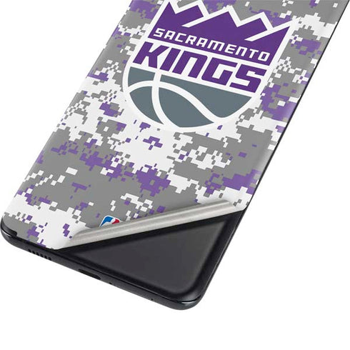 NBA Sacramento Kings Purple Digi Camo Galaxy S21 5G Skin