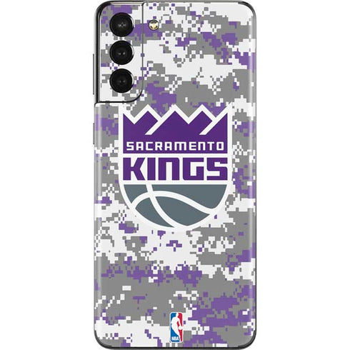 NBA Sacramento Kings Purple Digi Camo Galaxy S21 Plus 5G Skin
