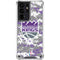 NBA Sacramento Kings Purple Digi Camo Galaxy S21 Ultra 5G Clear Case