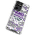NBA Sacramento Kings Purple Digi Camo Galaxy S21 Ultra 5G Clear Case