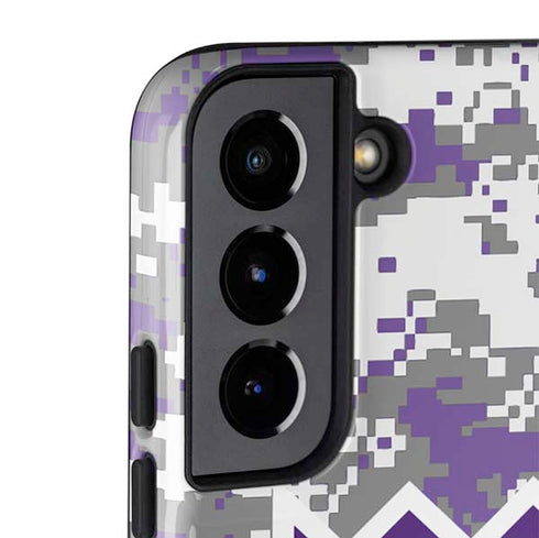 NBA Sacramento Kings Purple Digi Camo Galaxy S22 Plus Pro Case