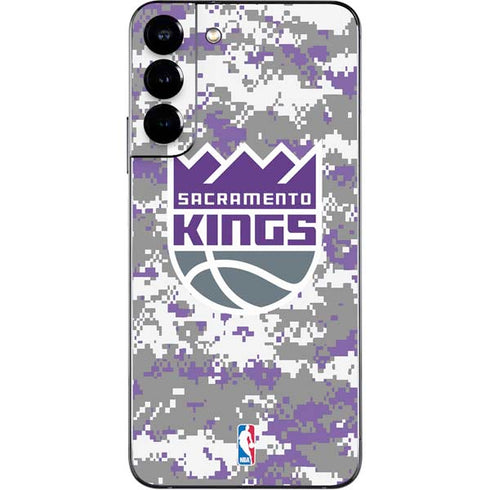 NBA Sacramento Kings Purple Digi Camo Galaxy S22 Plus Skin