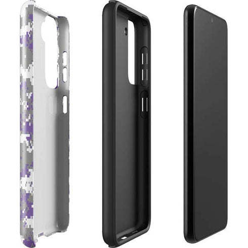 NBA Sacramento Kings Purple Digi Camo Galaxy S22 Pro Case