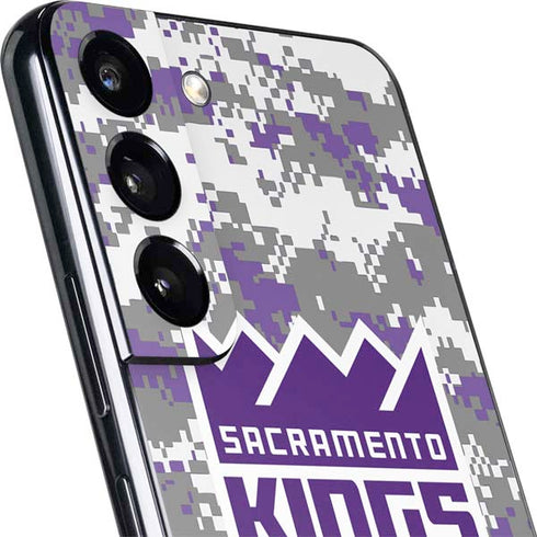 NBA Sacramento Kings Purple Digi Camo Galaxy S22 Skin