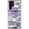 NBA Sacramento Kings Purple Digi Camo Galaxy S22 Ultra Clear Case