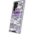 NBA Sacramento Kings Purple Digi Camo Galaxy S22 Ultra Clear Case