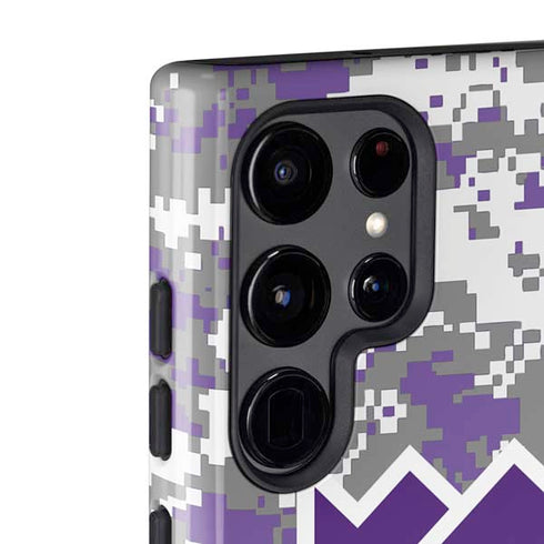 NBA Sacramento Kings Purple Digi Camo Galaxy S22 Ultra Pro Case