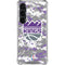 NBA Sacramento Kings Purple Digi Camo Galaxy S23 Clear Case