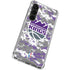 NBA Sacramento Kings Purple Digi Camo Galaxy S23 Clear Case
