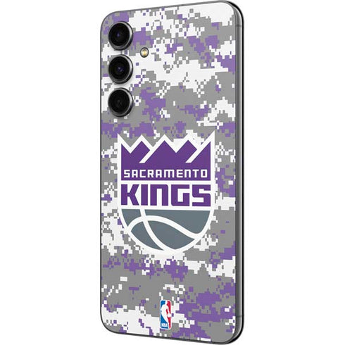 NBA Sacramento Kings Purple Digi Camo Galaxy S23 FE Skin