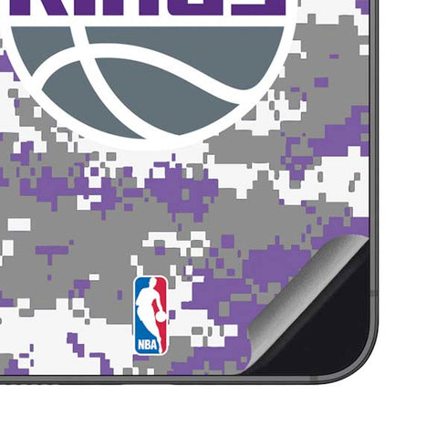 NBA Sacramento Kings Purple Digi Camo Galaxy S23 FE Skin