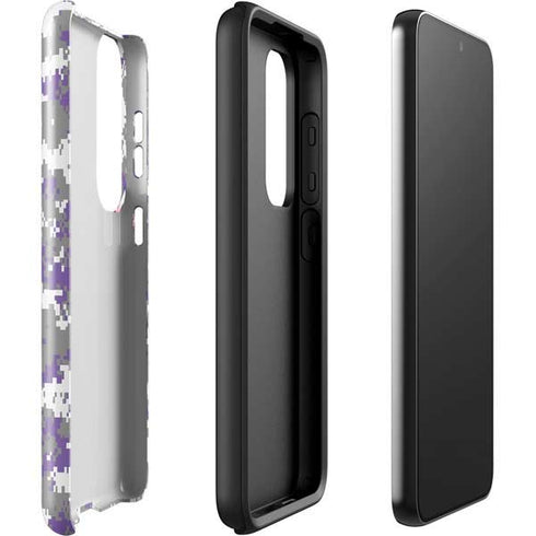NBA Sacramento Kings Purple Digi Camo Galaxy S23 Plus Pro Case