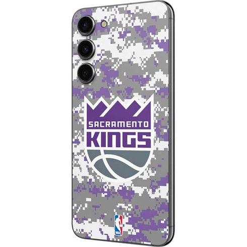 NBA Sacramento Kings Purple Digi Camo Galaxy S23 Plus Skin