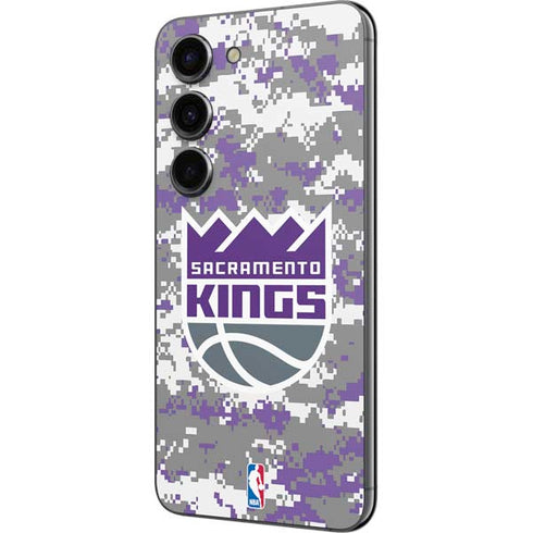 NBA Sacramento Kings Purple Digi Camo Galaxy S23 Skin