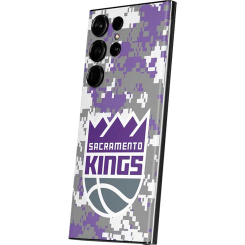 NBA Sacramento Kings Purple Digi Camo Galaxy S23 Ultra Skin