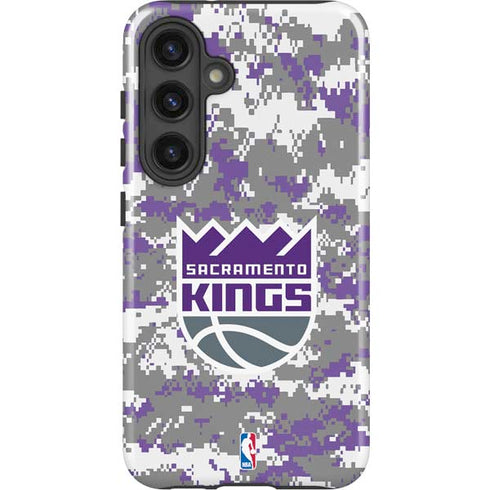NBA Sacramento Kings Purple Digi Camo Galaxy S24 Impact Case