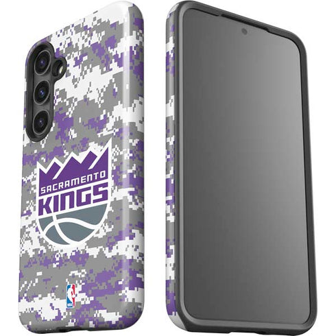 NBA Sacramento Kings Purple Digi Camo Galaxy S24 Impact Case