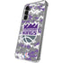 NBA Sacramento Kings Purple Digi Camo Galaxy S24 Plus Clear Case