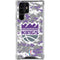 NBA Sacramento Kings Purple Digi Camo Galaxy S24 Ultra Clear Case