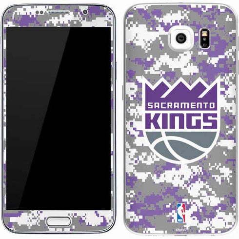NBA Sacramento Kings Purple Digi Camo Galaxy S7 Skin