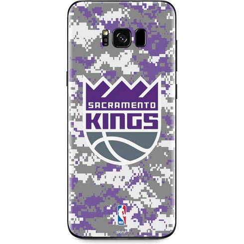 NBA Sacramento Kings Purple Digi Camo Galaxy S8 Plus Skin
