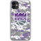 NBA Sacramento Kings Purple Digi Camo iPhone 11 Clear Case