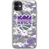 NBA Sacramento Kings Purple Digi Camo iPhone 11 Clear Case