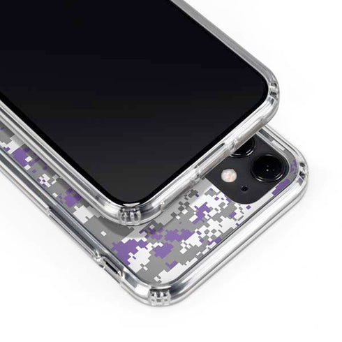 NBA Sacramento Kings Purple Digi Camo iPhone 11 Clear Case