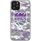 NBA Sacramento Kings Purple Digi Camo iPhone 11 Pro Clear Case