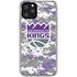 NBA Sacramento Kings Purple Digi Camo iPhone 11 Pro Clear Case