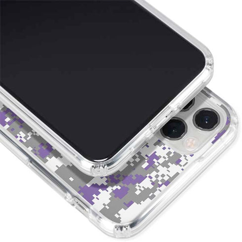 NBA Sacramento Kings Purple Digi Camo iPhone 11 Pro Clear Case