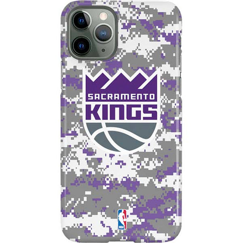 NBA Sacramento Kings Purple Digi Camo iPhone 11 Pro Lite Case