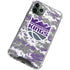 NBA Sacramento Kings Purple Digi Camo iPhone 11 Pro Max Clear Case
