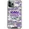 NBA Sacramento Kings Purple Digi Camo iPhone 11 Pro Max Clear Case