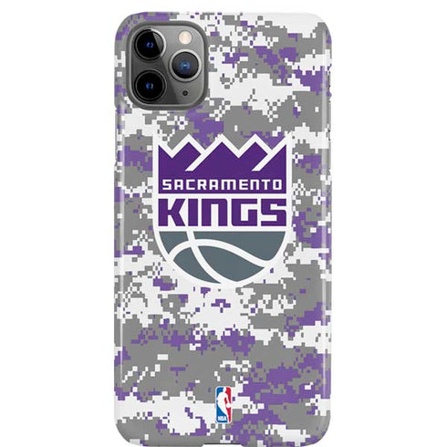 NBA Sacramento Kings Purple Digi Camo iPhone 11 Pro Max Lite Case