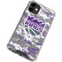 NBA Sacramento Kings Purple Digi Camo iPhone 12 Mini Clear Case