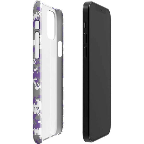 NBA Sacramento Kings Purple Digi Camo iPhone 12 Mini Lite Case