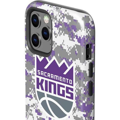 NBA Sacramento Kings Purple Digi Camo iPhone 12 Pro Max Impact Case