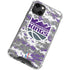 NBA Sacramento Kings Purple Digi Camo iPhone 13 Mini Clear Case